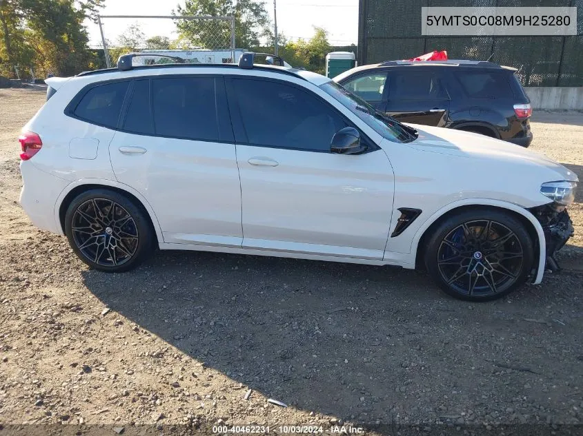 2021 BMW X3 M VIN: 5YMTS0C08M9H25280 Lot: 40462231