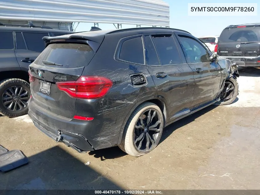 5YMTS0C00M9F78260 2021 BMW X3 M