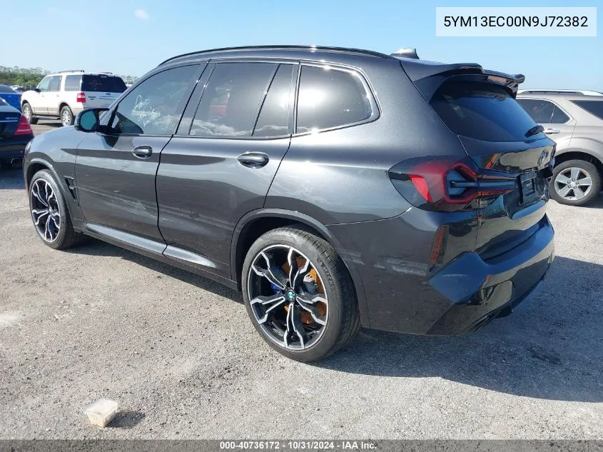 2022 BMW X3 M VIN: 5YM13EC00N9J72382 Lot: 40736172