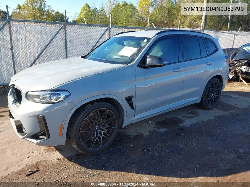 2022 BMW X3 M VIN: 5YM13EC04N9J53799 Lot: 40853954