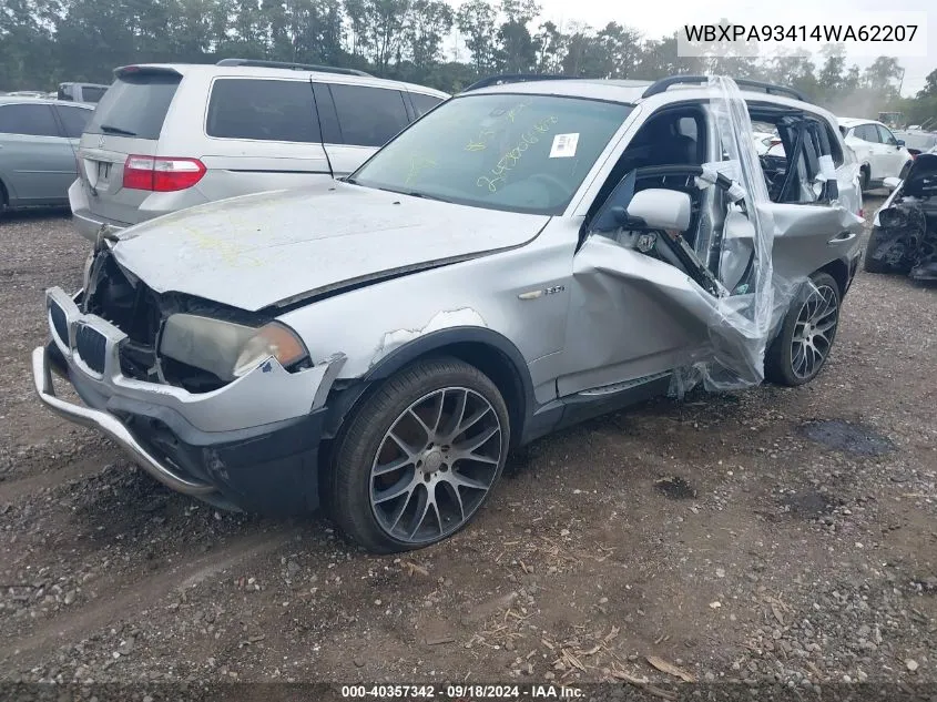 WBXPA93414WA62207 2004 BMW X3 3.0I