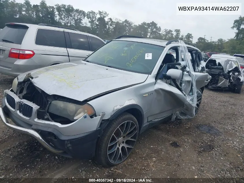 WBXPA93414WA62207 2004 BMW X3 3.0I