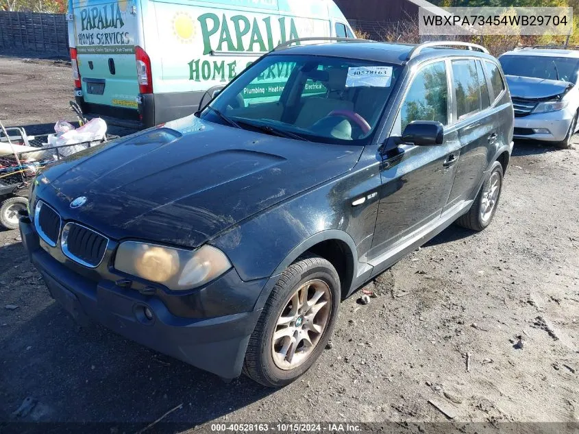 WBXPA73454WB29704 2004 BMW X3 2.5I