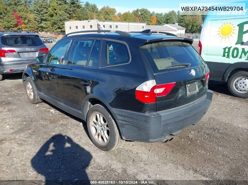 WBXPA73454WB29704 2004 BMW X3 2.5I