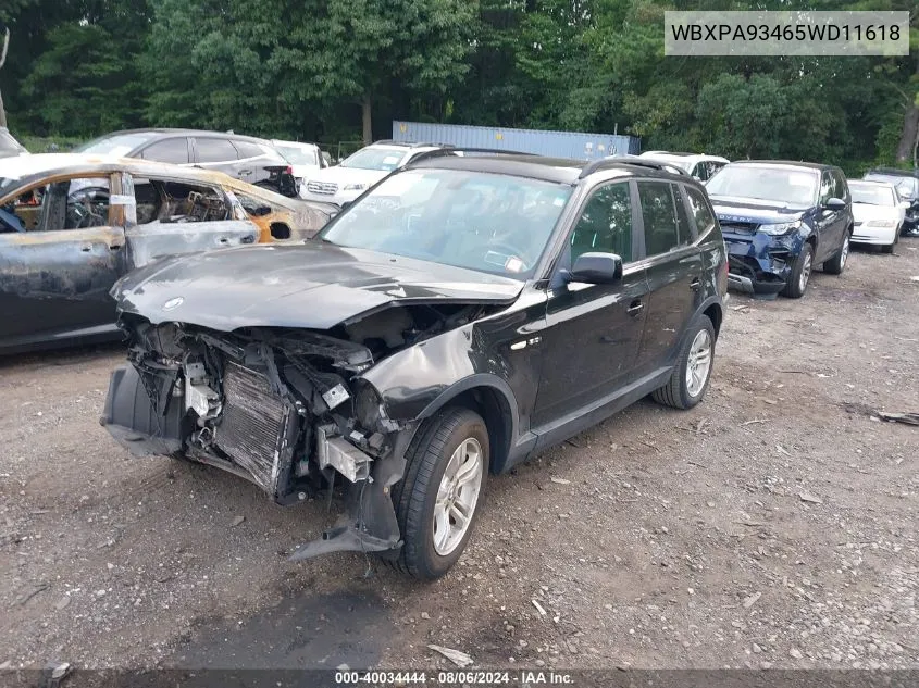 WBXPA93465WD11618 2005 BMW X3 3.0I