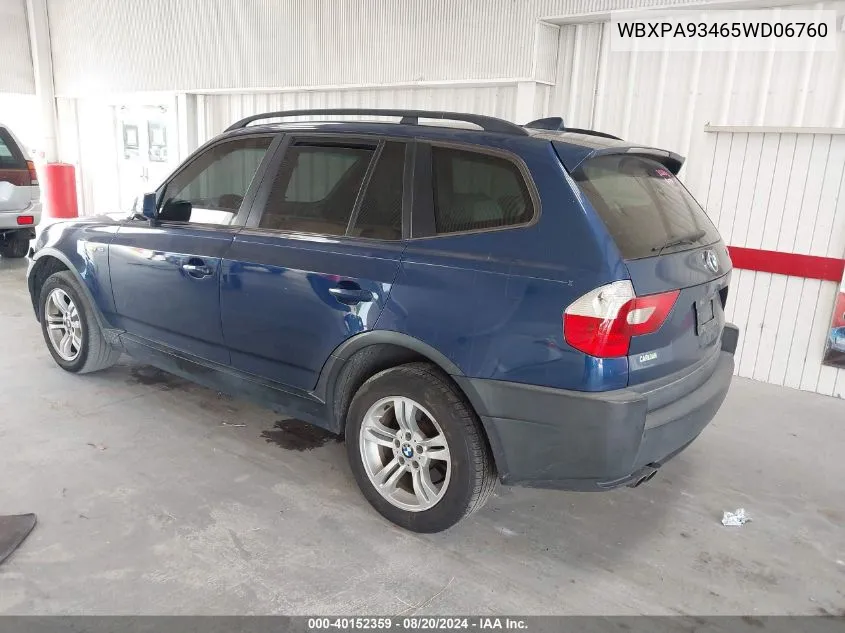 WBXPA93465WD06760 2005 BMW X3 3.0I