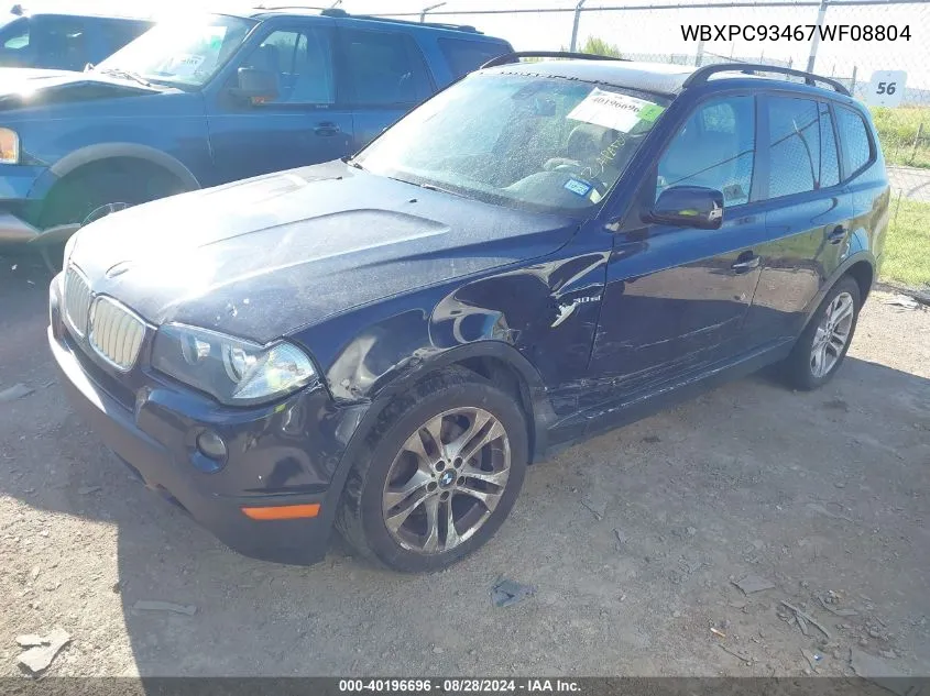 WBXPC93467WF08804 2007 BMW X3 3.0Si