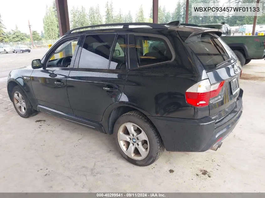 WBXPC93457WF01133 2007 BMW X3 3.0Si