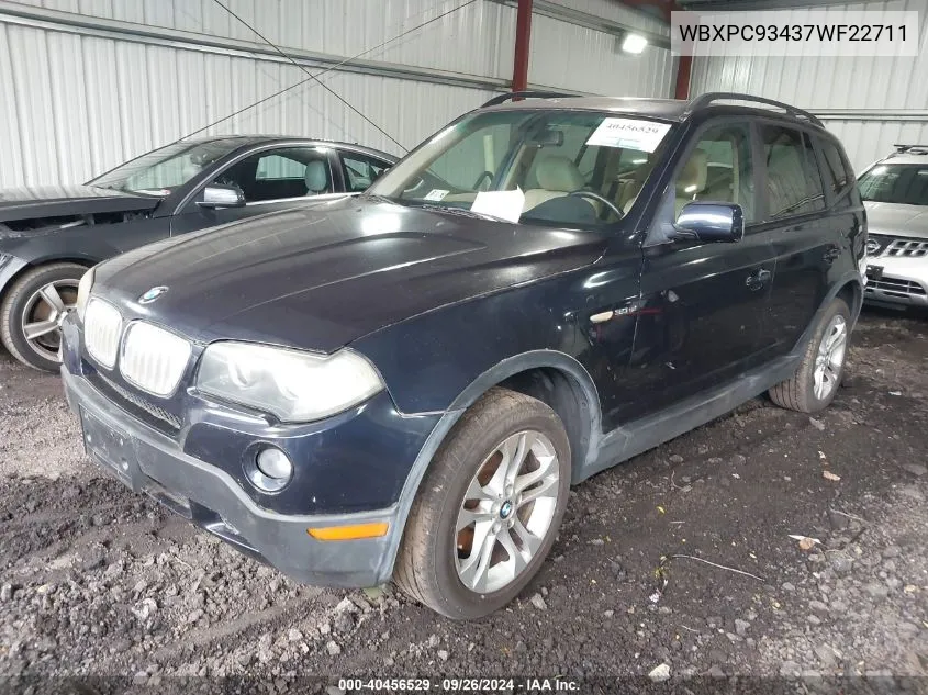 WBXPC93437WF22711 2007 BMW X3 3.0Si