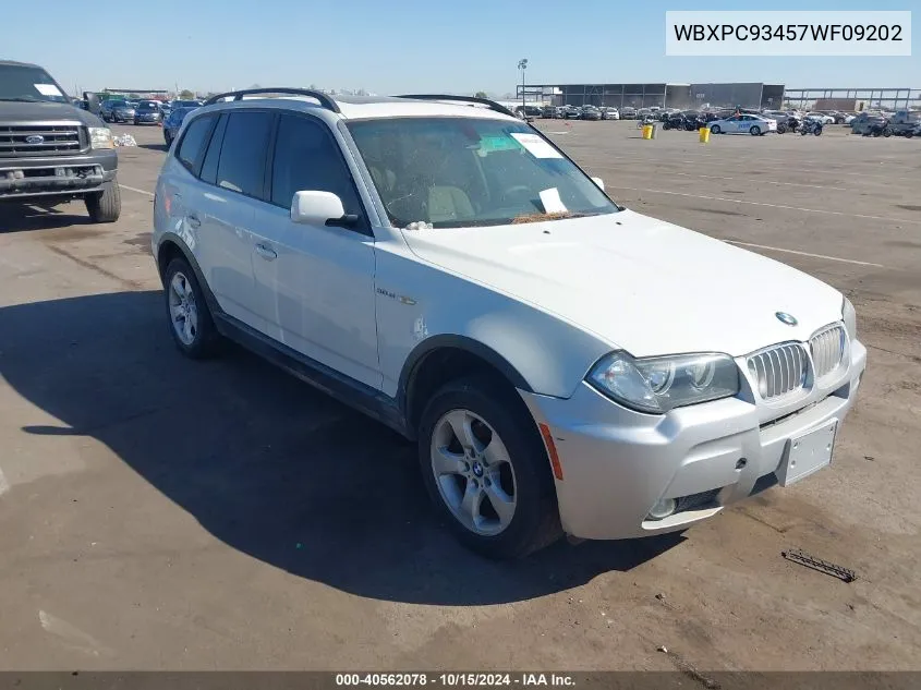 WBXPC93457WF09202 2007 BMW X3 3.0Si