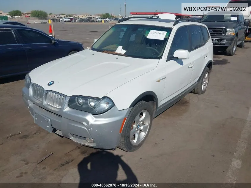 WBXPC93457WF09202 2007 BMW X3 3.0Si