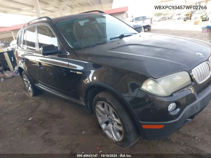 WBXPC93457WF02766 2007 BMW X3 3.0Si