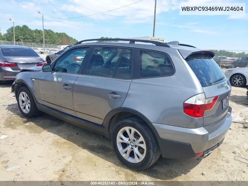 WBXPC93469WJ24604 2009 BMW X3 xDrive30I