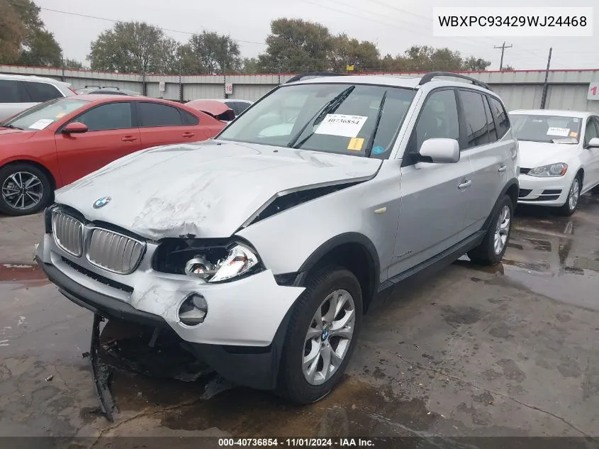 WBXPC93429WJ24468 2009 BMW X3 xDrive30I