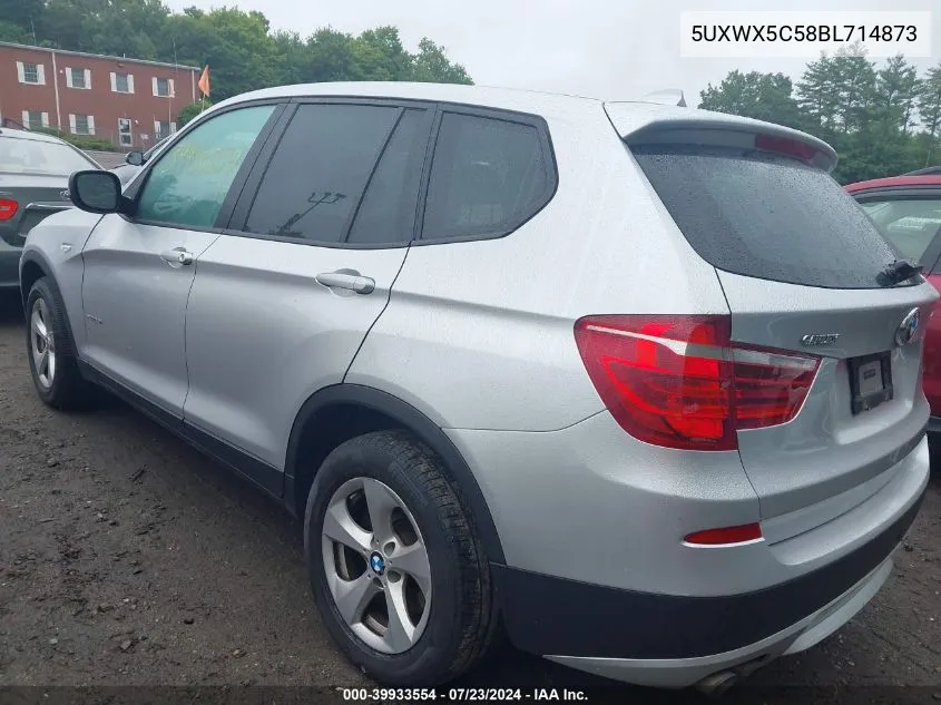 5UXWX5C58BL714873 2011 BMW X3 xDrive28I