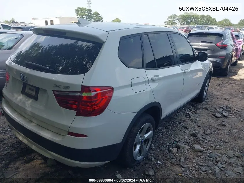 5UXWX5C5XBL704426 2011 BMW X3 xDrive28I