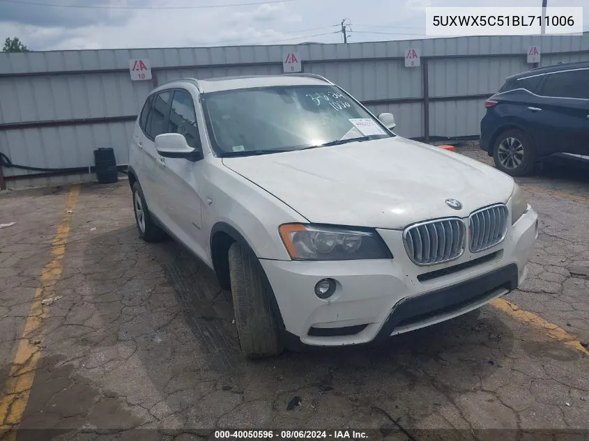 5UXWX5C51BL711006 2011 BMW X3 xDrive28I