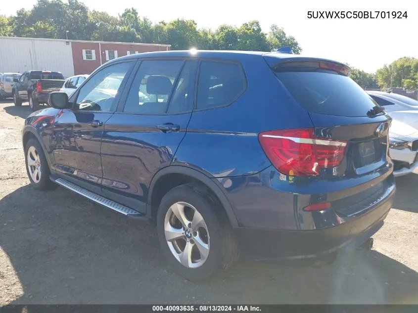 5UXWX5C50BL701924 2011 BMW X3 xDrive28I