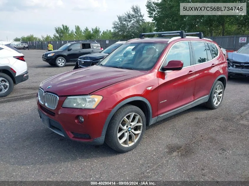 5UXWX7C56BL734745 2011 BMW X3 xDrive35I