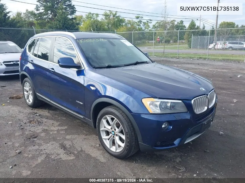 5UXWX7C51BL735138 2011 BMW X3 xDrive35I