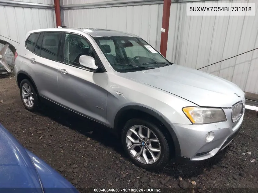 5UXWX7C54BL731018 2011 BMW X3 xDrive35I