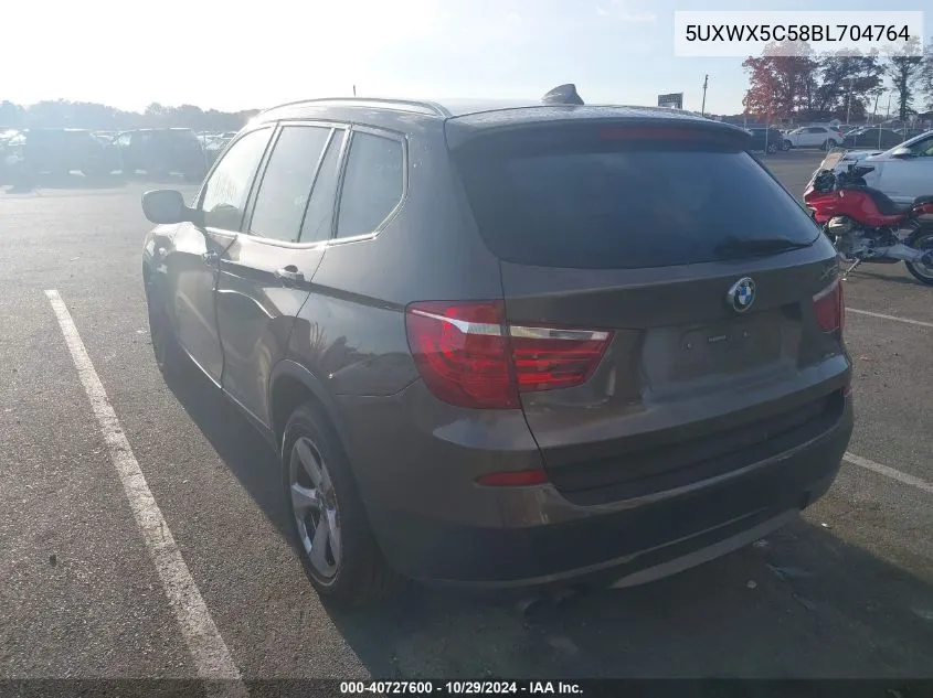 5UXWX5C58BL704764 2011 BMW X3 xDrive28I