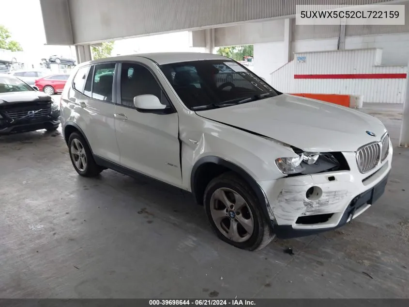 5UXWX5C52CL722159 2012 BMW X3 xDrive28I