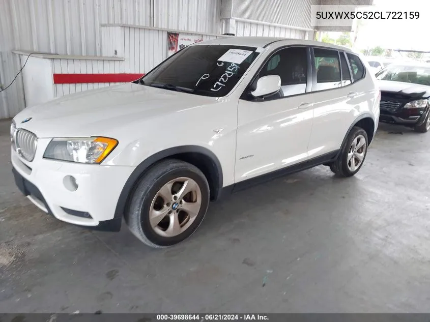 5UXWX5C52CL722159 2012 BMW X3 xDrive28I