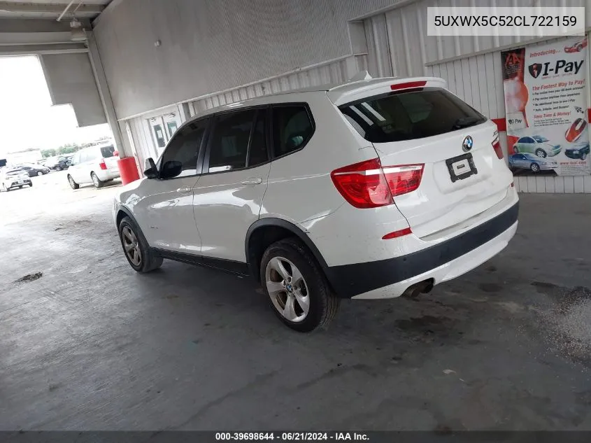 5UXWX5C52CL722159 2012 BMW X3 xDrive28I