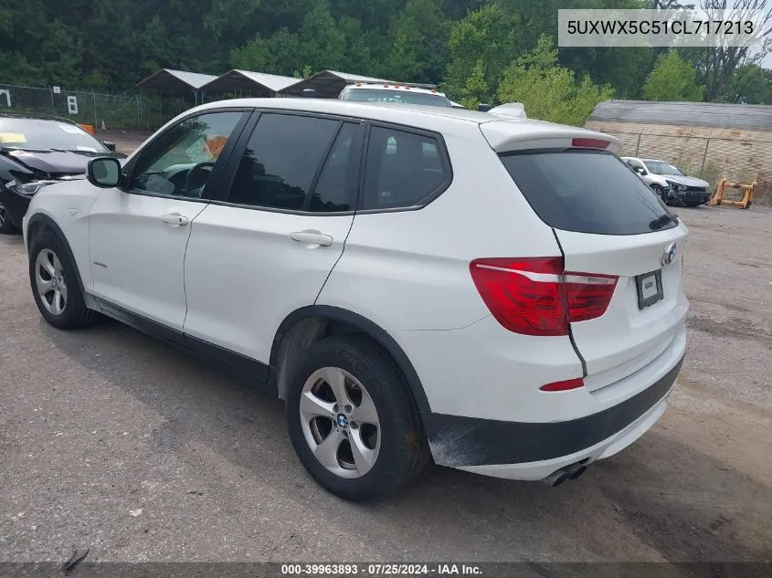 5UXWX5C51CL717213 2012 BMW X3 xDrive28I