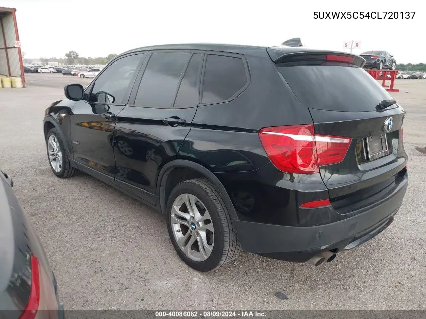 2012 BMW X3 xDrive28I VIN: 5UXWX5C54CL720137 Lot: 40086082