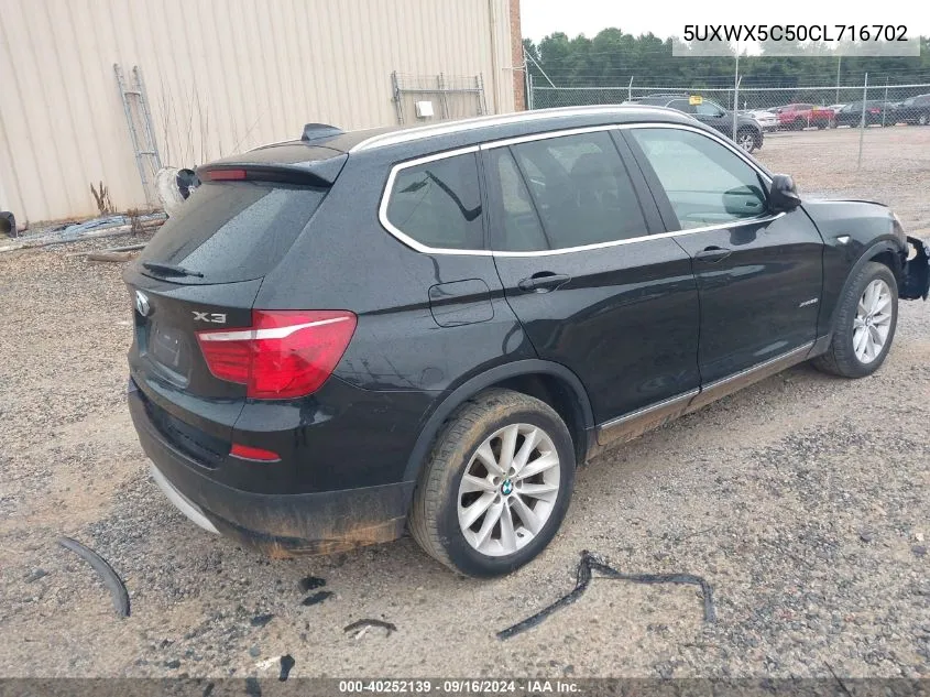 5UXWX5C50CL716702 2012 BMW X3 xDrive28I