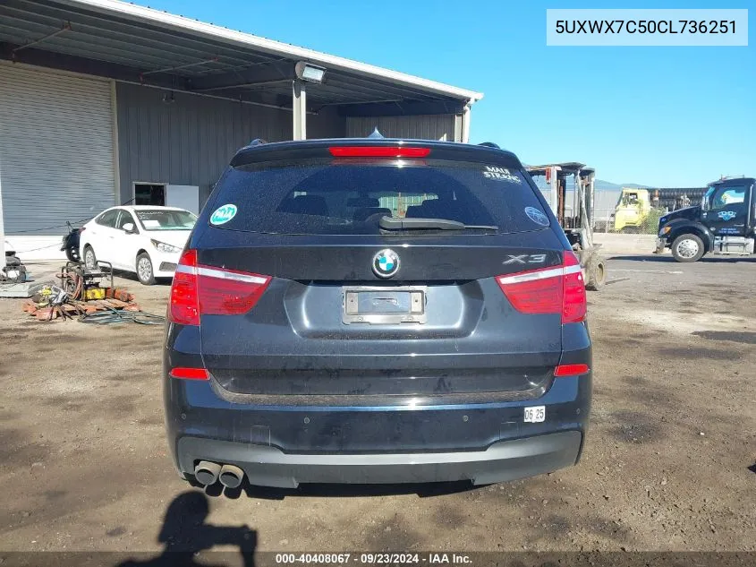 5UXWX7C50CL736251 2012 BMW X3 xDrive35I