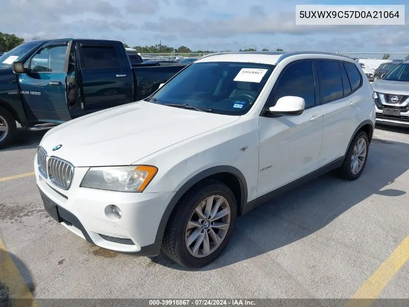 2013 BMW X3 xDrive28I VIN: 5UXWX9C57D0A21064 Lot: 39918867