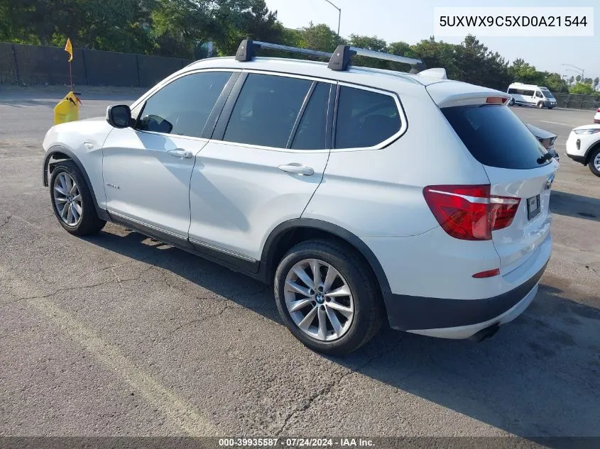 2013 BMW X3 xDrive28I VIN: 5UXWX9C5XD0A21544 Lot: 39935587