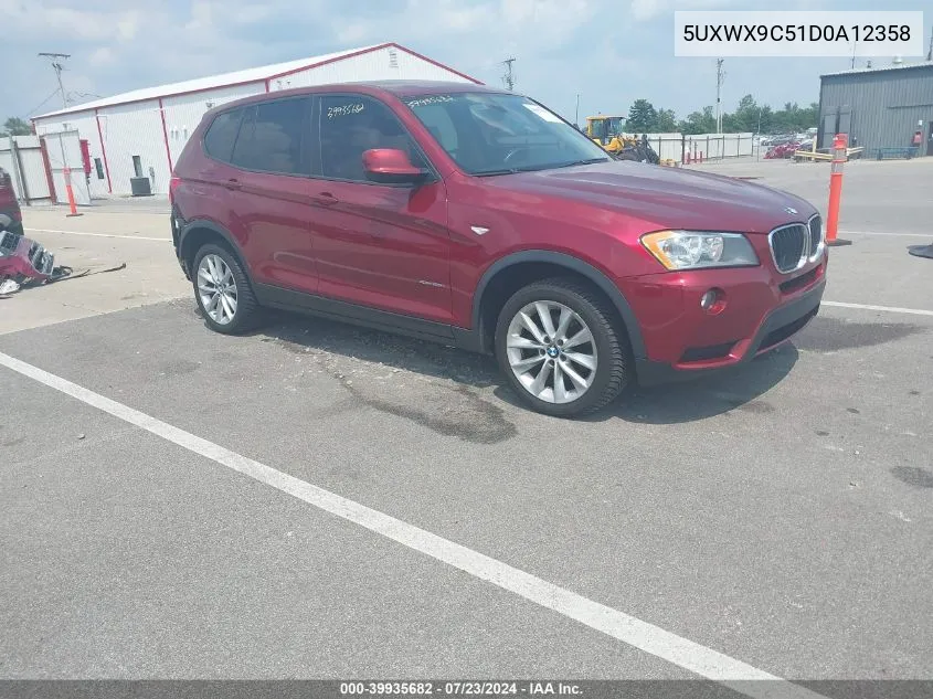 5UXWX9C51D0A12358 2013 BMW X3 xDrive28I