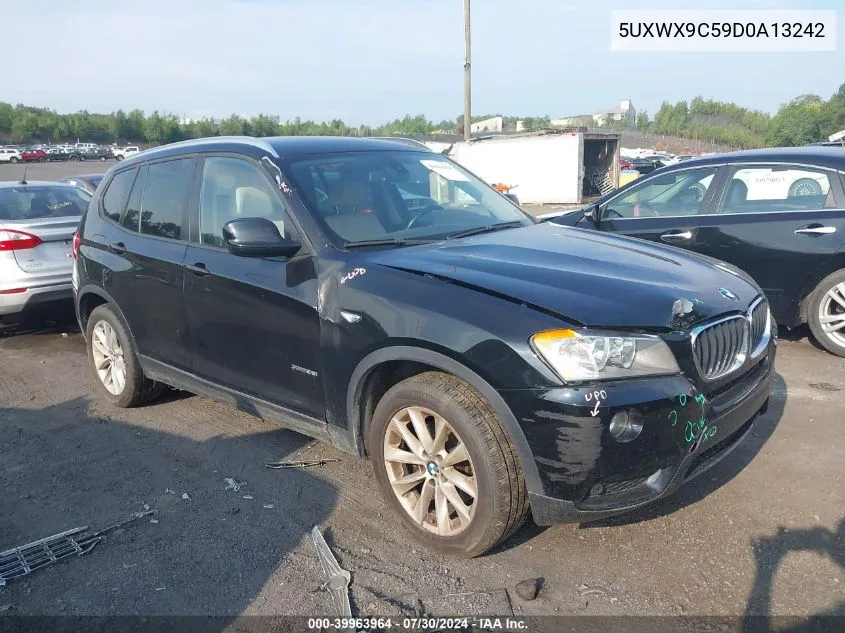 2013 BMW X3 xDrive28I VIN: 5UXWX9C59D0A13242 Lot: 39963964