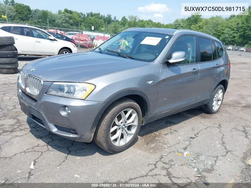 5UXWX7C50DL981715 2013 BMW X3 xDrive35I