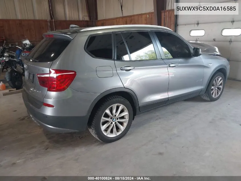 2013 BMW X3 xDrive28I VIN: 5UXWX9C5XD0A16585 Lot: 40100824