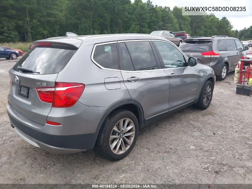 2013 BMW X3 xDrive28I VIN: 5UXWX9C58D0D08235 Lot: 40154324