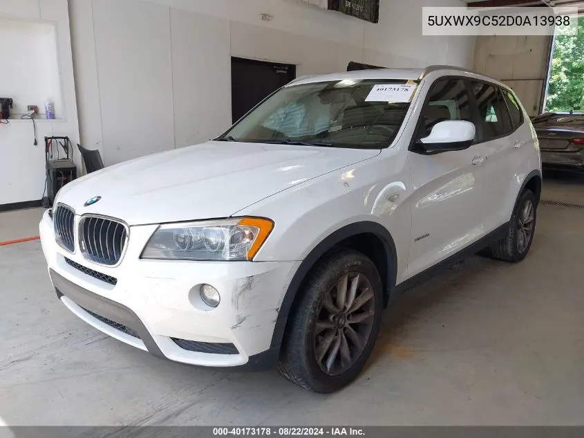 5UXWX9C52D0A13938 2013 BMW X3 xDrive28I