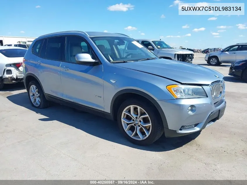 2013 BMW X3 xDrive35I VIN: 5UXWX7C51DL983134 Lot: 40250557