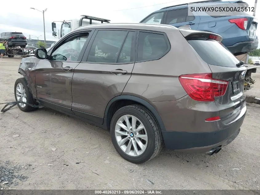 2013 BMW X3 xDrive28I VIN: 5UXWX9C5XD0A25612 Lot: 40263213