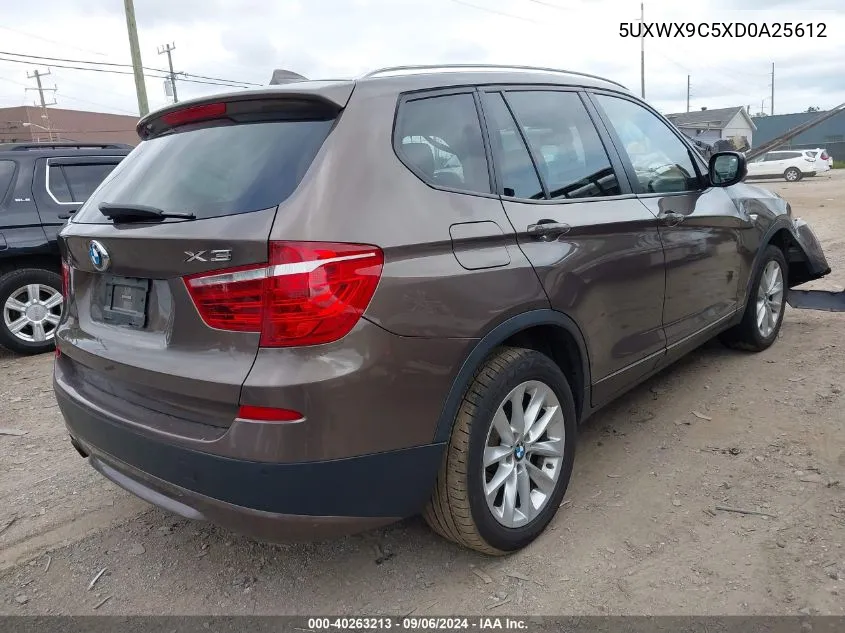 2013 BMW X3 xDrive28I VIN: 5UXWX9C5XD0A25612 Lot: 40263213