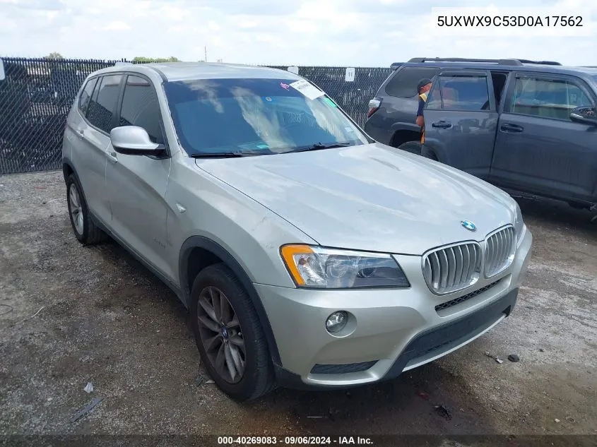 5UXWX9C53D0A17562 2013 BMW X3 xDrive28I