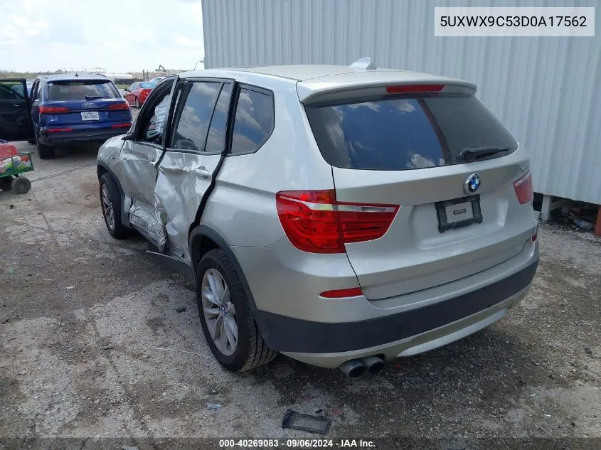 5UXWX9C53D0A17562 2013 BMW X3 xDrive28I