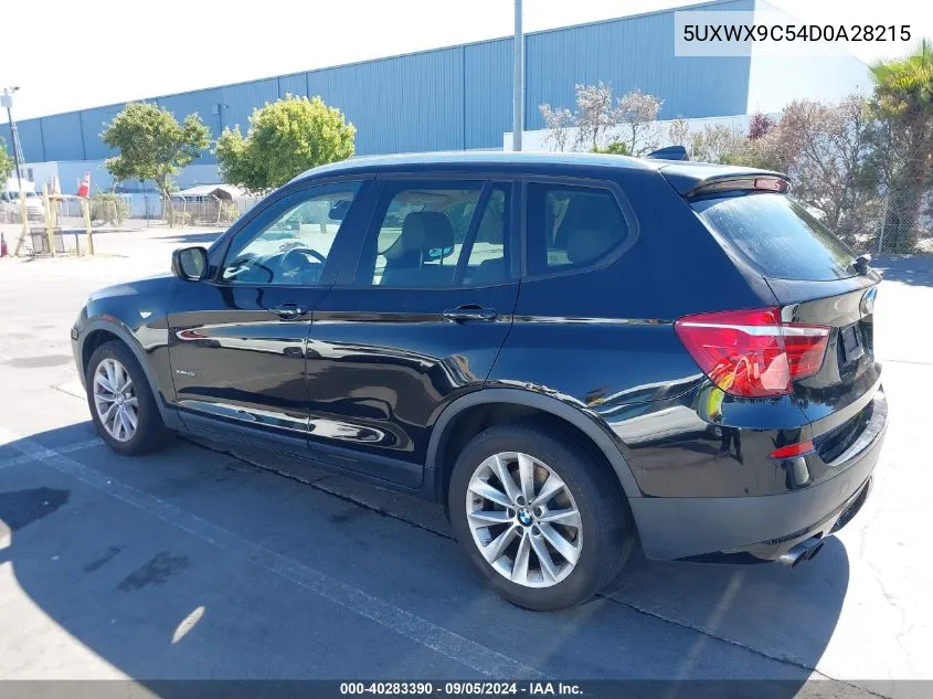 2013 BMW X3 xDrive28I VIN: 5UXWX9C54D0A28215 Lot: 40283390