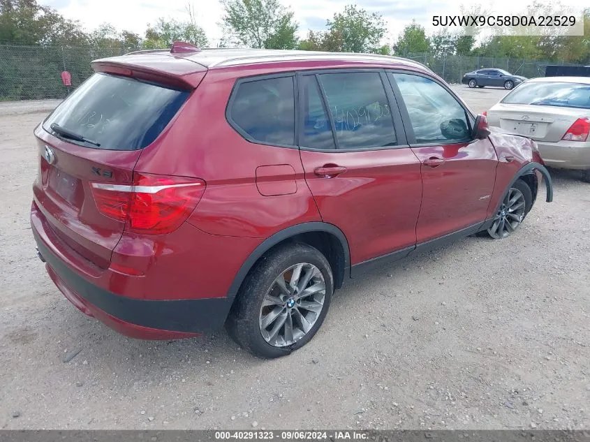 5UXWX9C58D0A22529 2013 BMW X3 xDrive28I