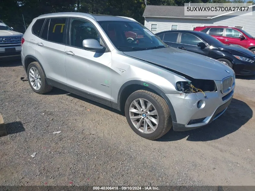 2013 BMW X3 xDrive28I VIN: 5UXWX9C57D0A27477 Lot: 40306418