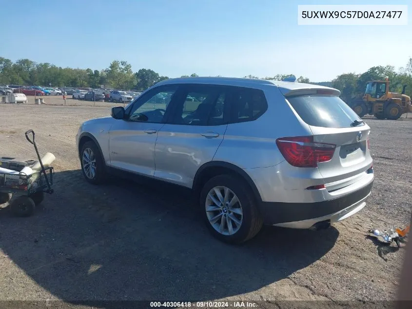 5UXWX9C57D0A27477 2013 BMW X3 xDrive28I